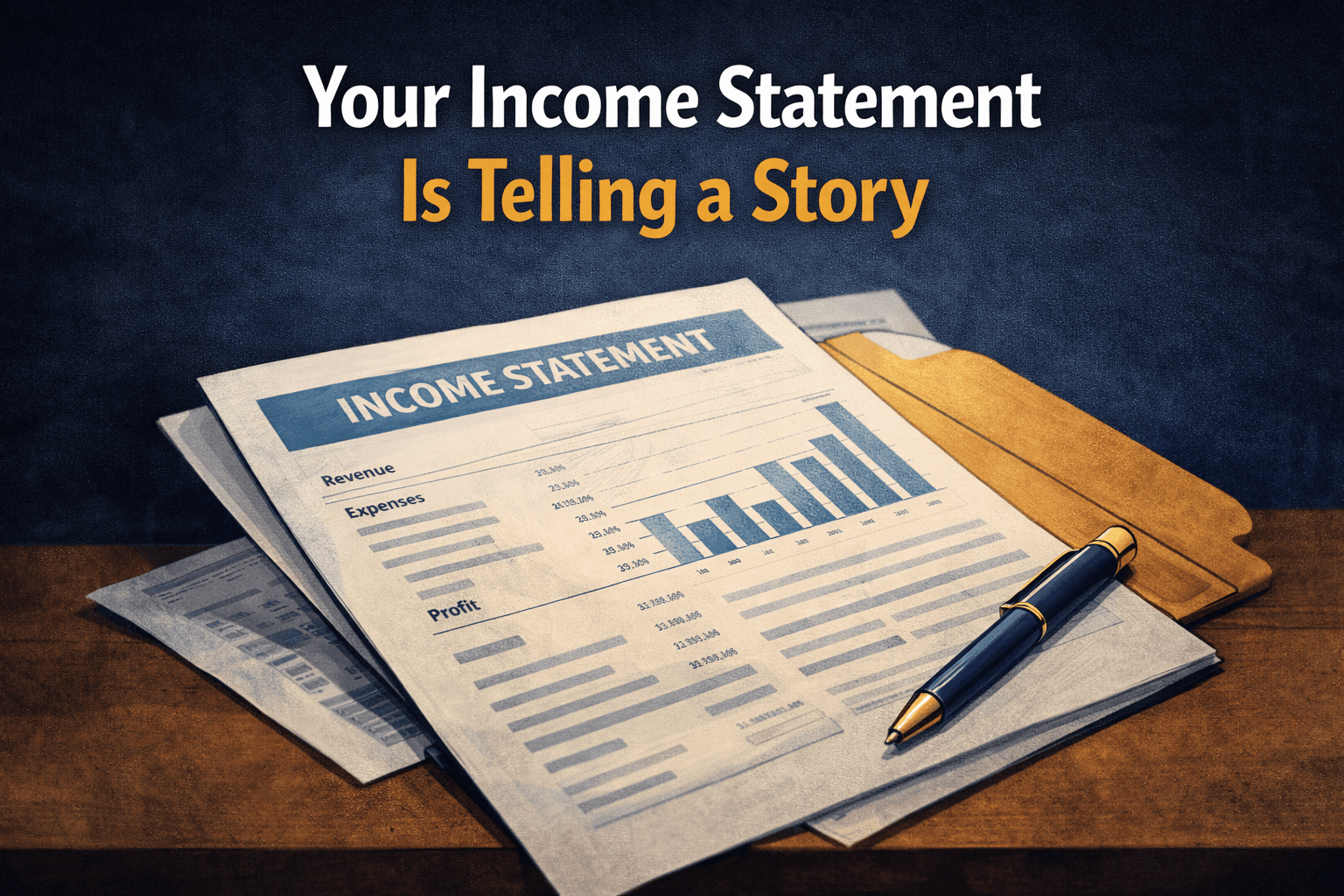 Your Income Statement Is Telling a Story. Most Owners Only Hear the Headline.